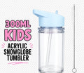 Custom Kids Snow Globe Drink Bottle